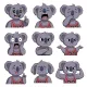 Bambi #3871 Sticker Set