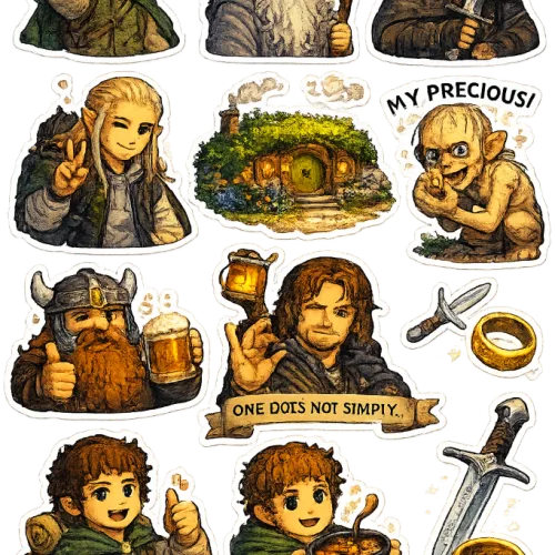 The Lord of the Rings Sticker pack 
