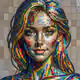 Glass Mosaic Portrait