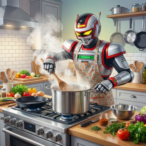 Jaspion coocking