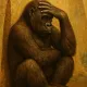 thinking monky