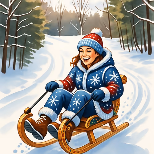 Ice Sledding