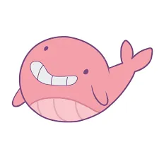 Pink whale