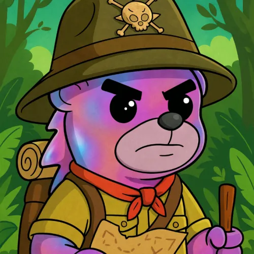 A fearless explorer PFP navigating a world of discovery, driven by curiosity, adventure, and the cal