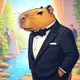 capibara in tuxedo