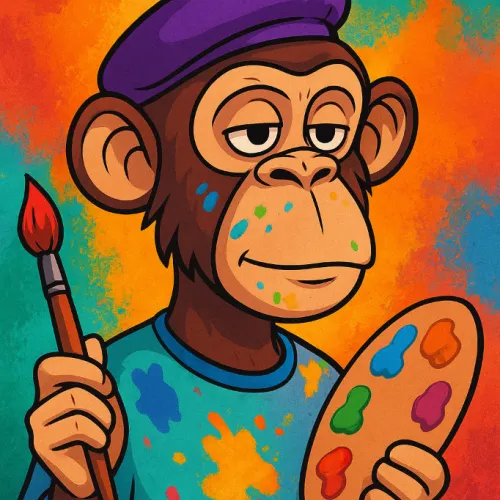 “The Chill Painter Ape”