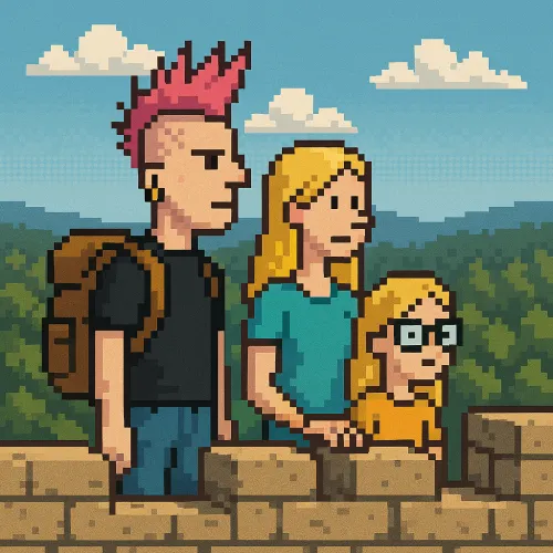 Punk in the castle