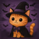 cute cat in Halloween