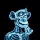 X- ray style artwork
