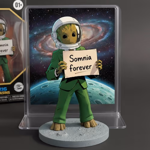 Collectible statue of Groot
