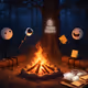 Friend with camp