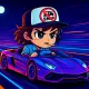 Neon Cartoon Racer