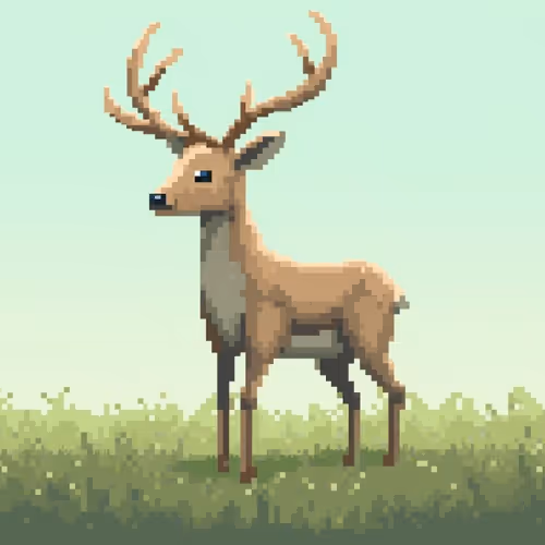 Automaton Stag: Pixel Meadow