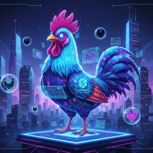 Somnia Chickens: The Cybernetic Rooster of the Metaverse