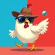 cool chicken