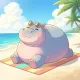 Somnia Beach Hippo