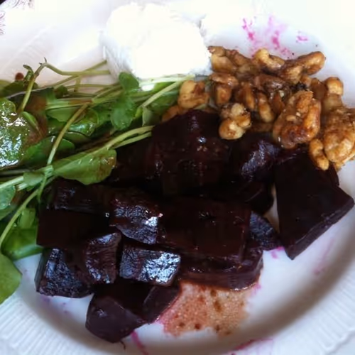 Living with local families