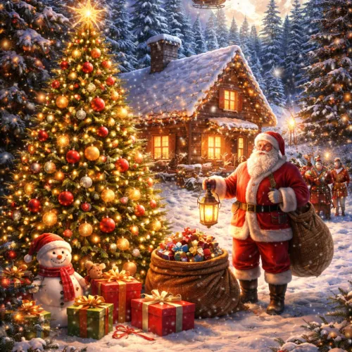 Moonlit Christmas Journey