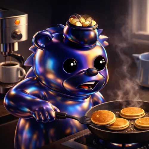 Pancakes on the pan