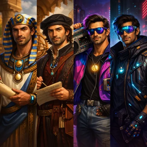 One Person existing in different Eras