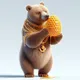 Gold bear