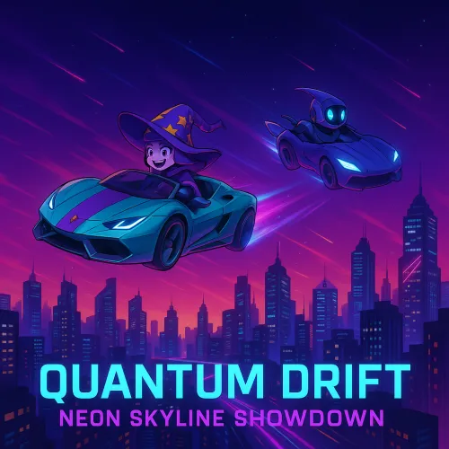 Quantum Drift: Neon Skyline Showdown