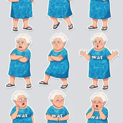 Sticker Babka