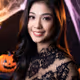 Halloween Asian Beauty
