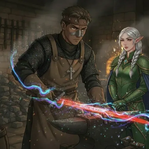 blacksmith and elf