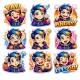 VibeBurst – Expressive PFP Sticker Pack