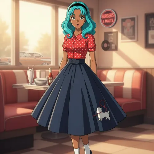 1950s Nancy at the Cafe