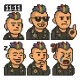 punk sticker set