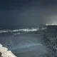 Frozen dark morning