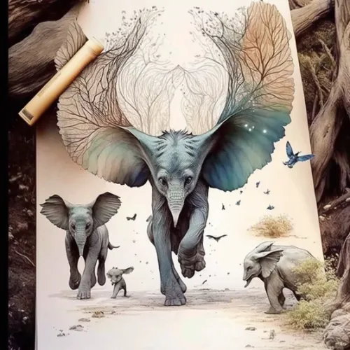 Living with local families