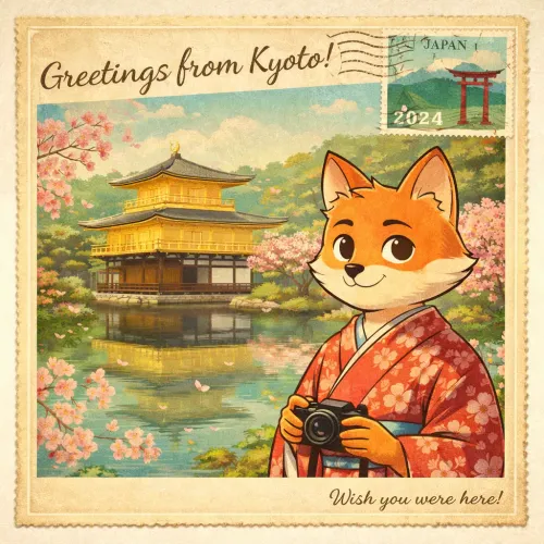 Greetings from Kyoto!