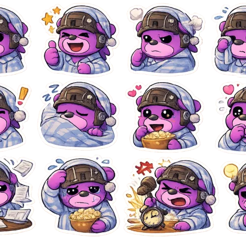 PFP Sticker Set Somnia