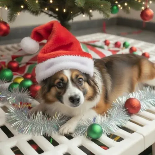 Santa Dog