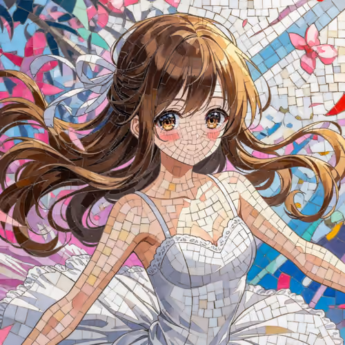Mosaic girl