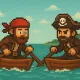 Pirate boat racing