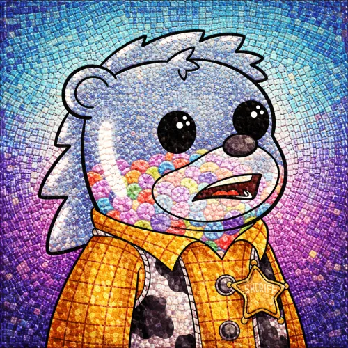 Sheriff in a mosaic