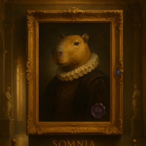 Somnia Hall Portrait of a Noble Capybara