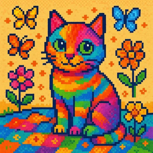 Rainbow Cat