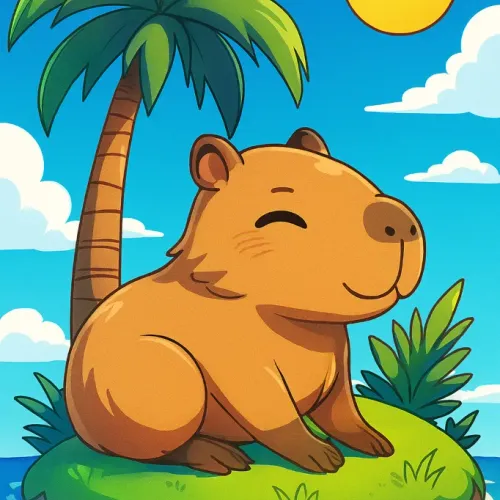 Slow Living Capybara