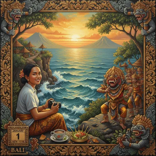 Serenity in Samsara: A Balinese New Year Overture
