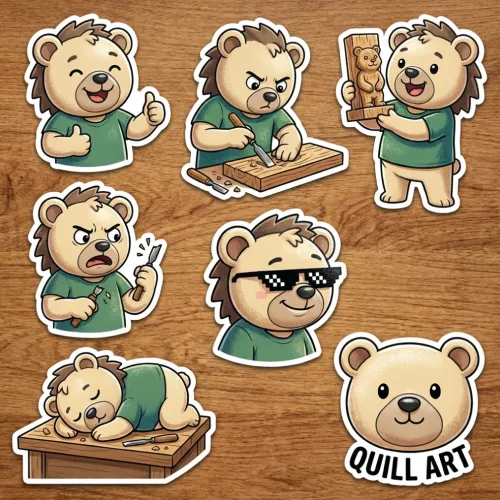 Somnia Quills sticker pack 