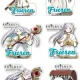 frieren stickers set
