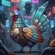 Chicken inspired by the Somnia Exchange