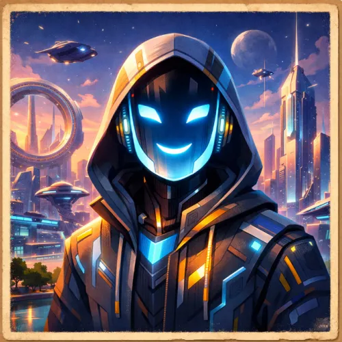 Neon Guardian of Somnia