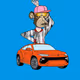 Ape On A Lambo