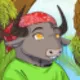 Pixelated Bull